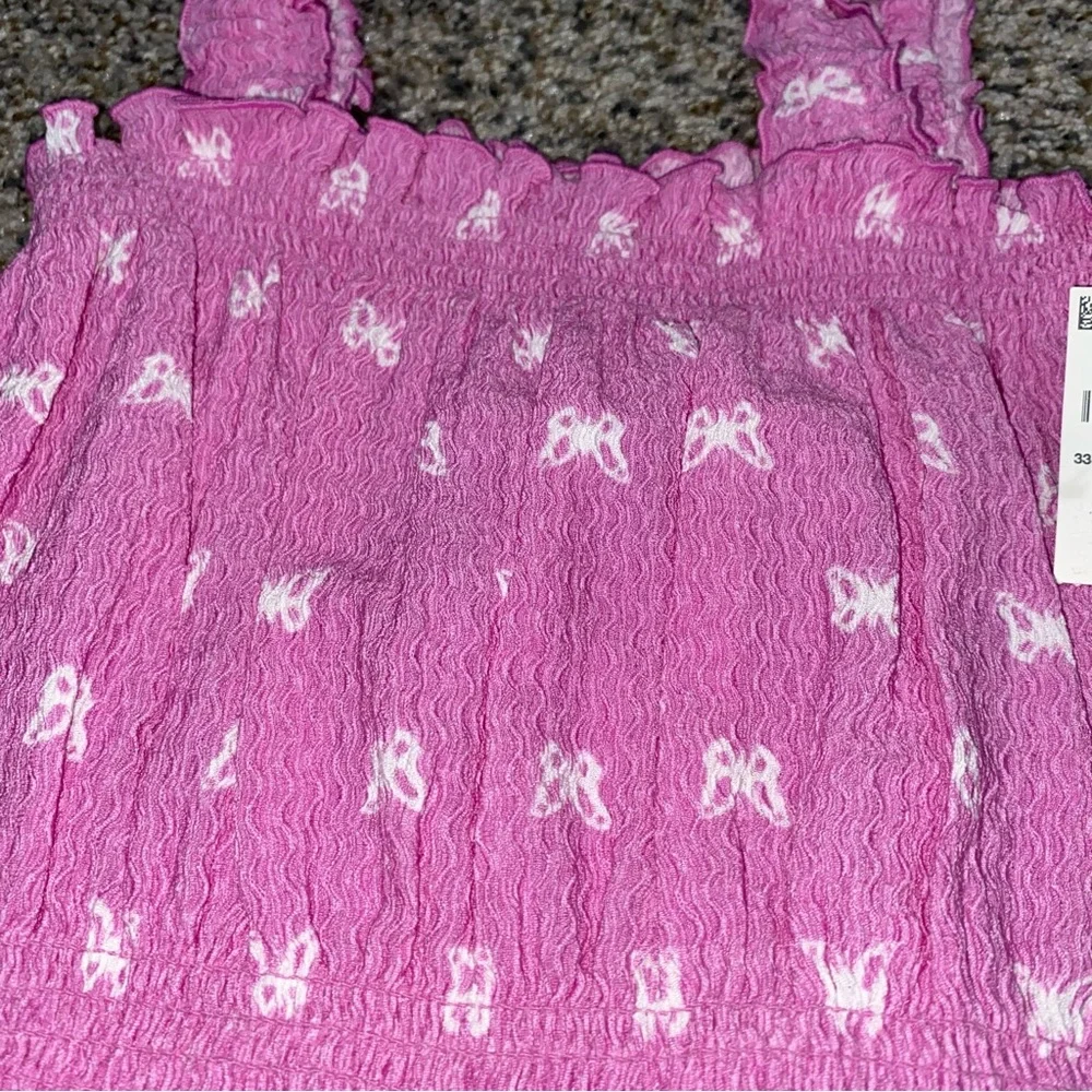 664 old navy purple peplum summer butterfly kids tank